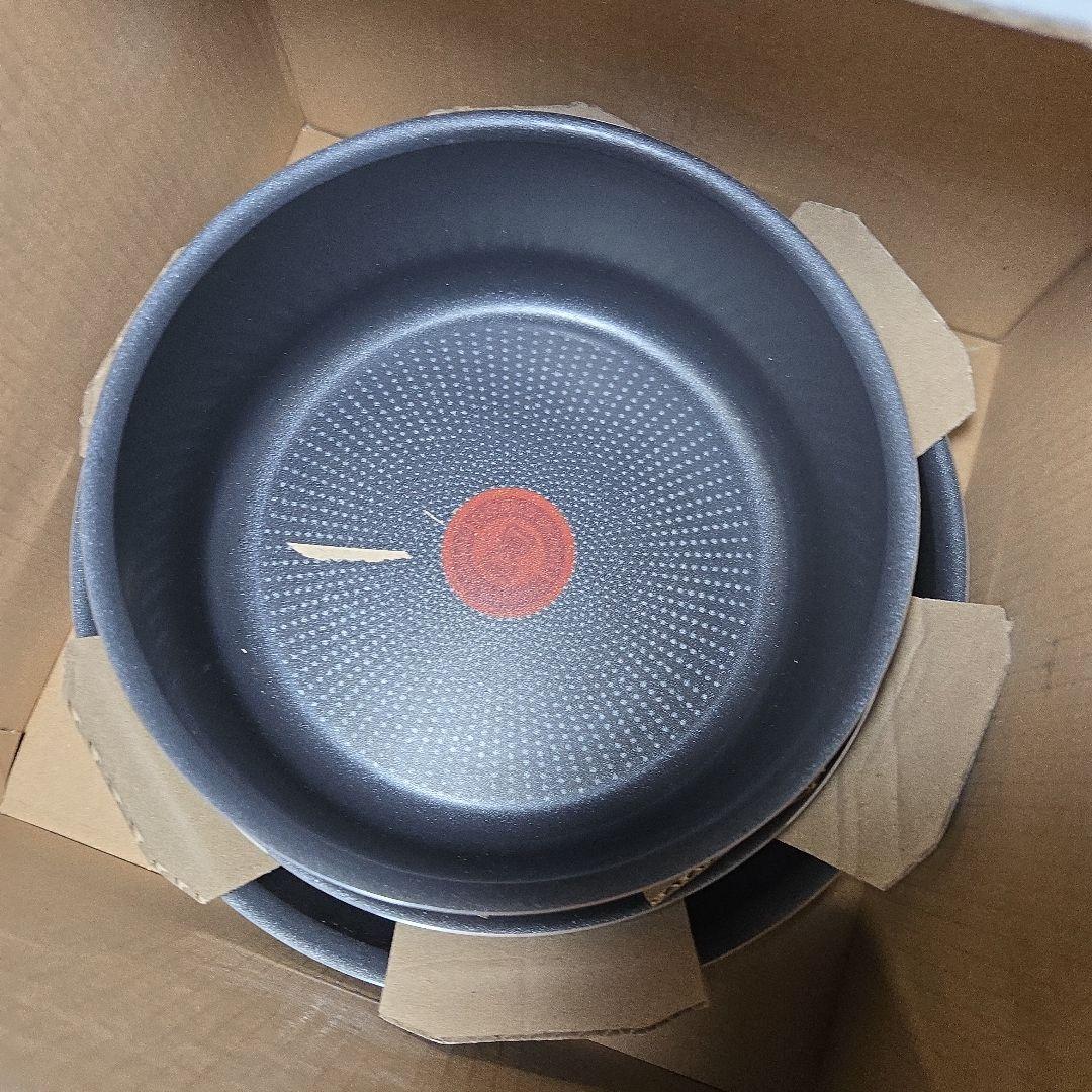 T-fal 取っ手のとれる 鍋 フライパンセット 9点セット　L16699
