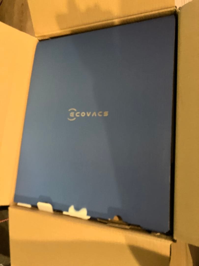 ECOVACS DEEBOTロボット掃除機本体 ホワイト ダストボックス付き