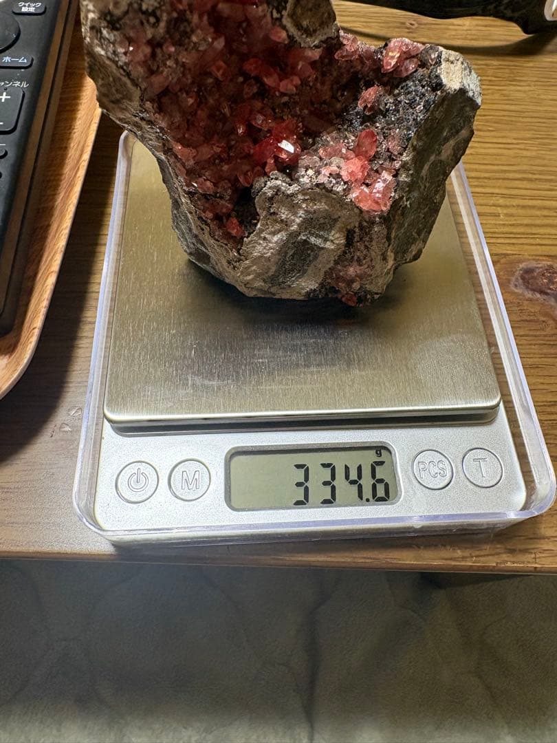 ロードクロサイト　インカローズ　クラスター結晶 約10cm