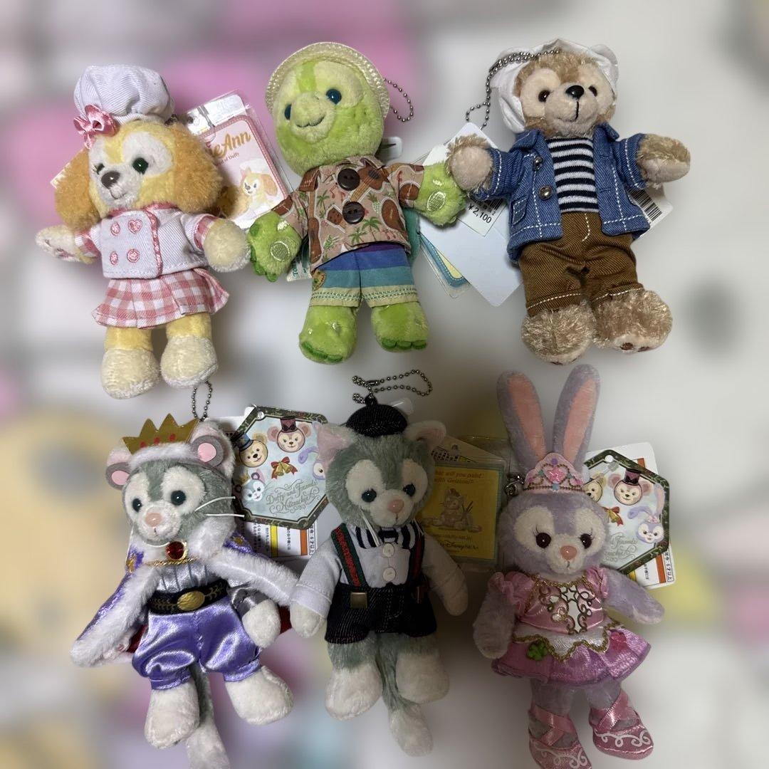 ダッフィーぬいぐるみバッジ