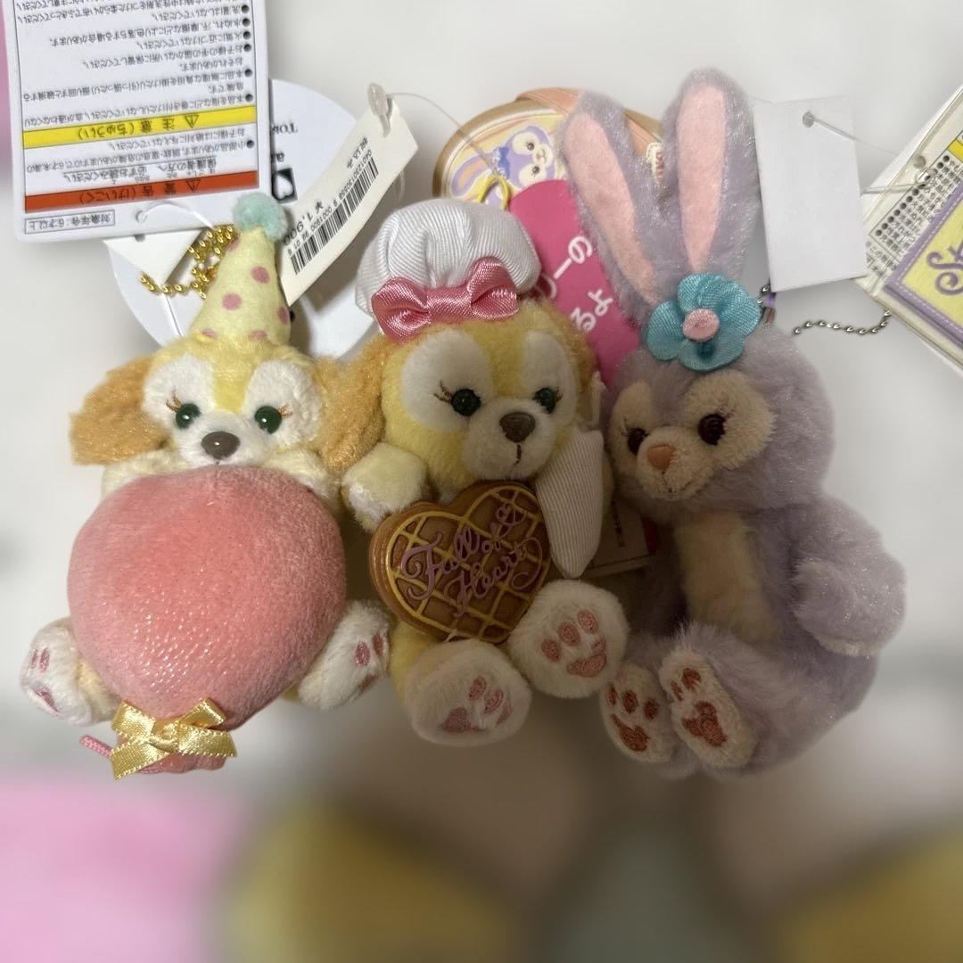 ダッフィーぬいぐるみバッジ