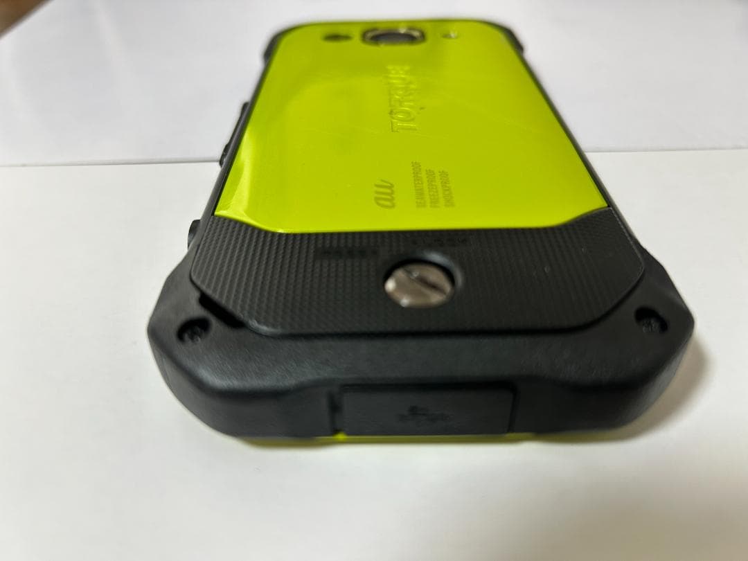 ☆京セラ TORQUE G03 au KYV41 グリーン SIMフリー