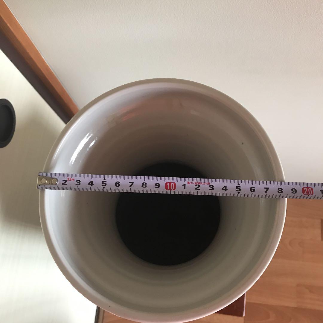 中国美術　特大花瓶　民国　骨董品　海老の絵　高さ66cm