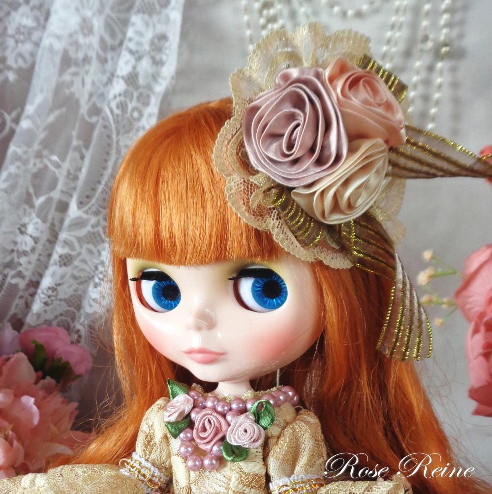 ローゼンレーヌ王妃 ラグシュアリーハニーゴールドフリルドレス