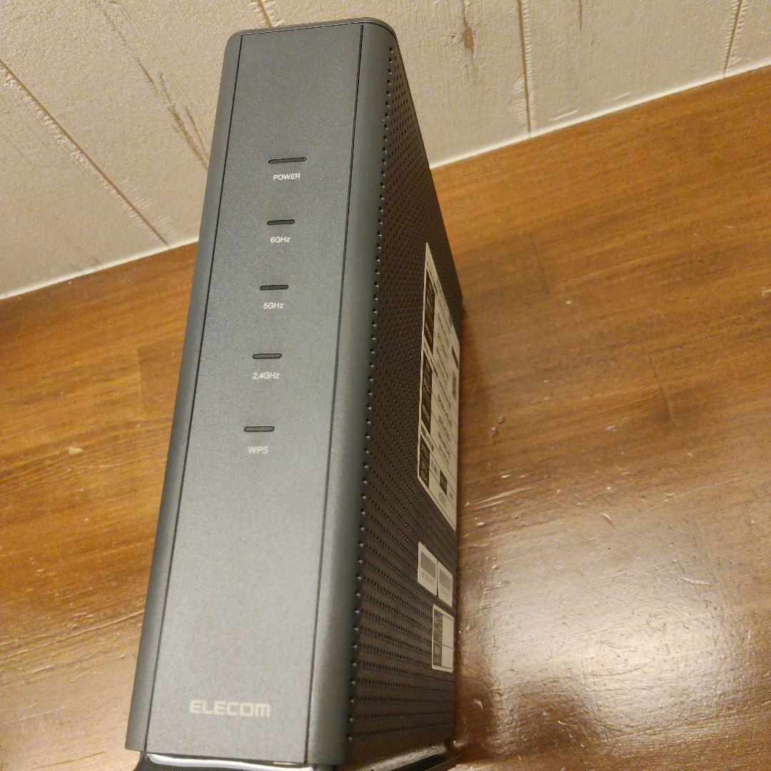 ELECOM Wi-Fi 6E ルーター WRC-XE5400GS-G