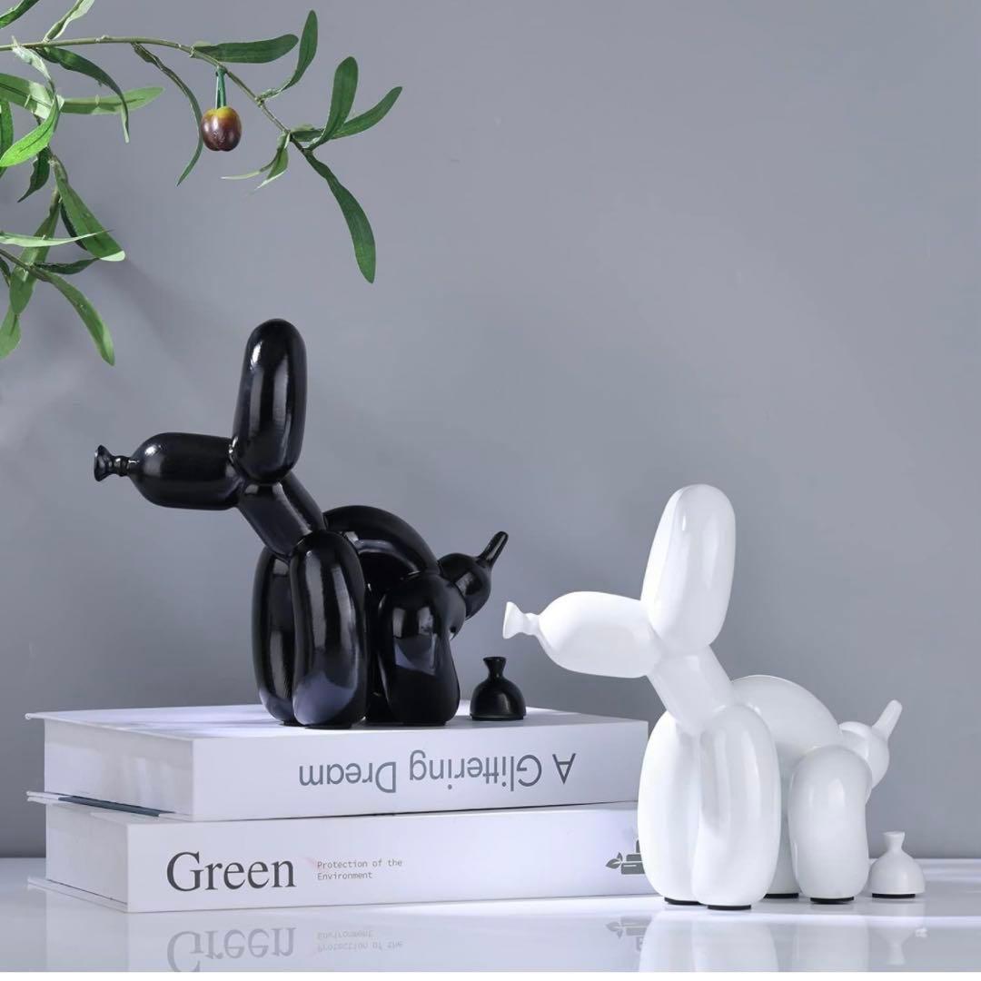 ✨未使用 置物 オブジェ彫刻 アート犬彫刻樹脂工芸品彫像家の装飾品