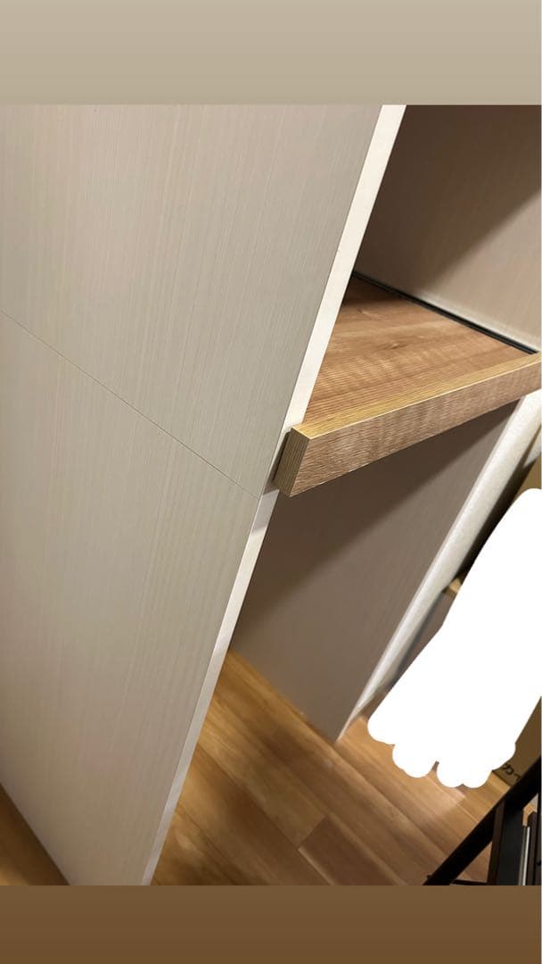 木製レンジ台 3段棚付き