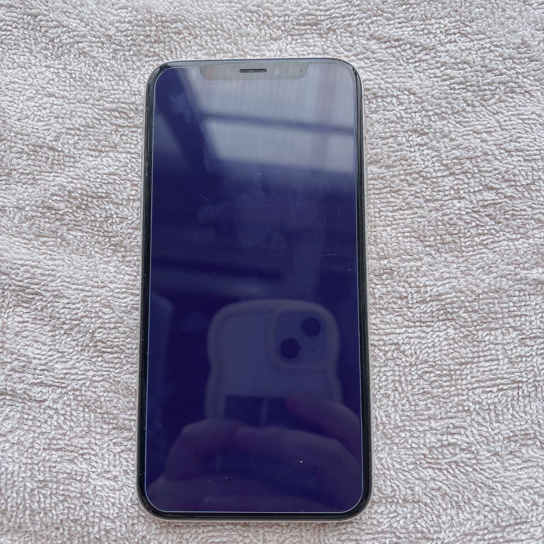 Apple 美品 iPhone X シルバー 64GB
