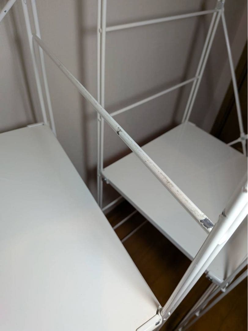 ■送料込■無印良品 スチールユニットシェルフ 棚 ラック ホワイト 収納MUJI