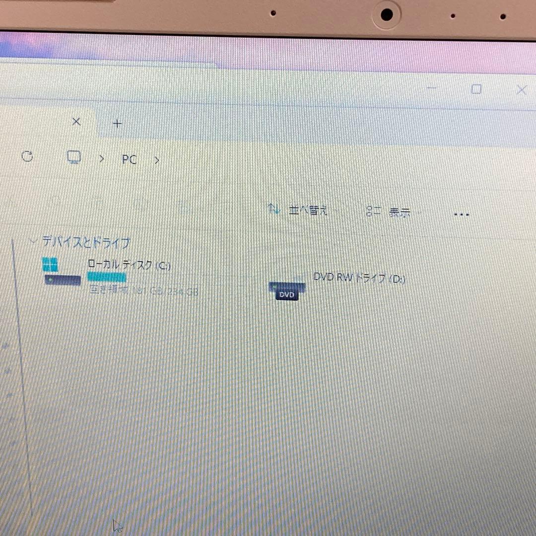 ノートPC FMV3515H1W FUJITSU