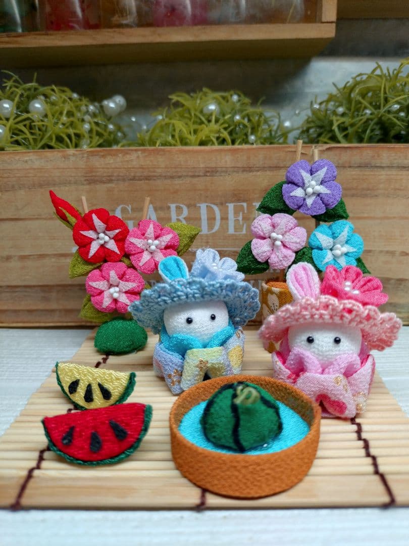 ♥C♡屋台付き夏飾り*お祭り*花火セット**☆♡夏飾り*他、色々夏*秋飾り*♡♥