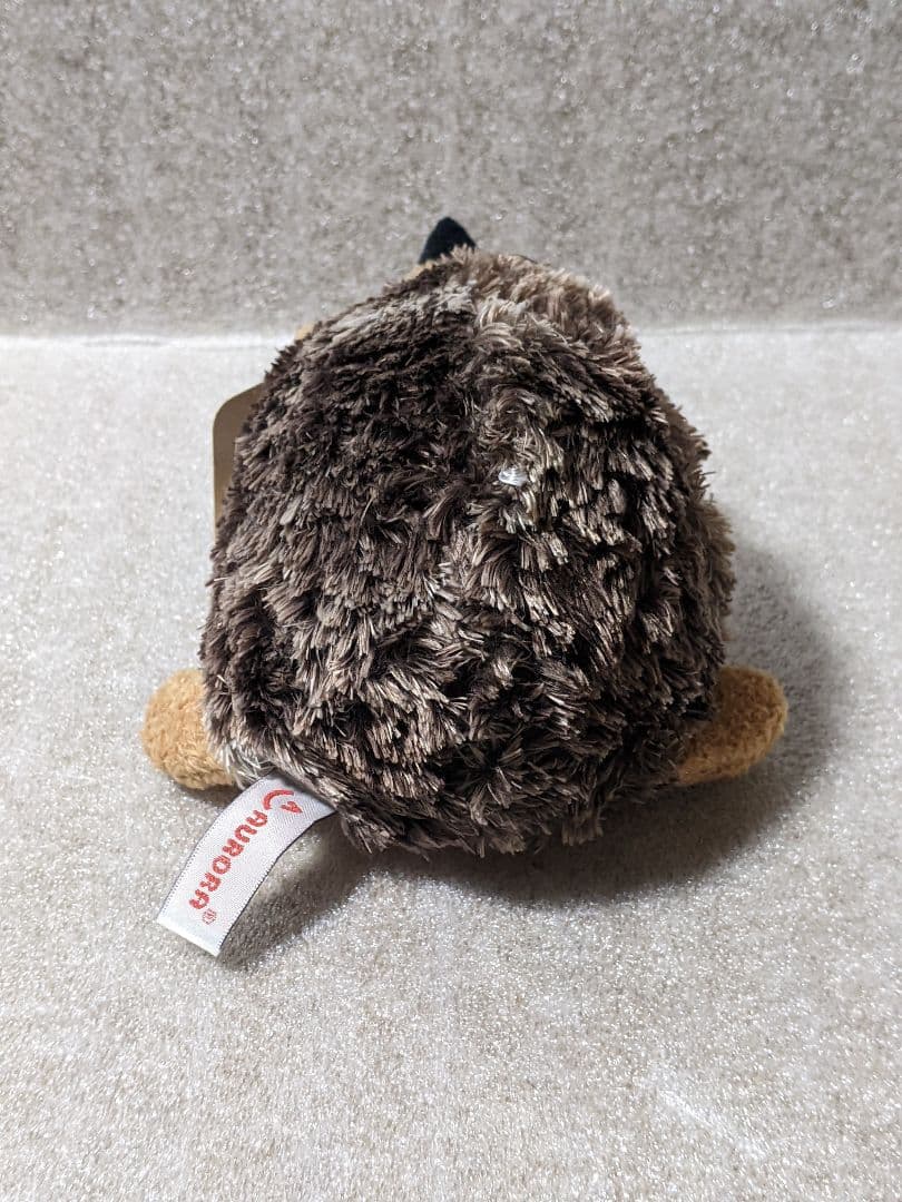 ハリネズミ　ぬいぐるみ　ブラウン　オーロラ　　　　　　　　　Ａ５