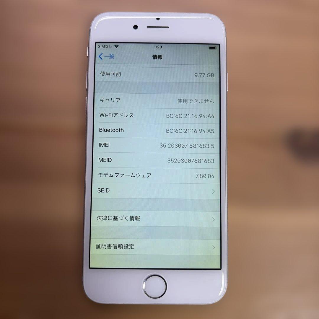 iPhone6 16GBシルバー　MG482J/A バッテリー 100%