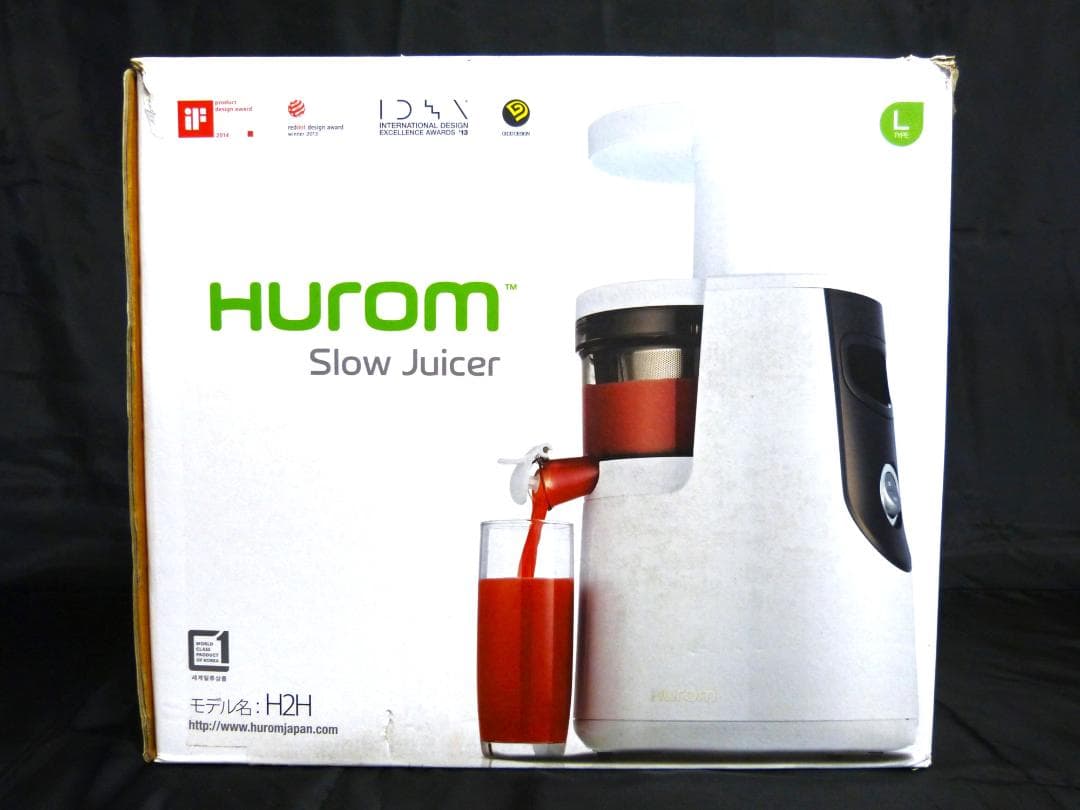 Hurom ヒューロム　H2H　スロージューサー　新品　フェラーリレッド　元箱