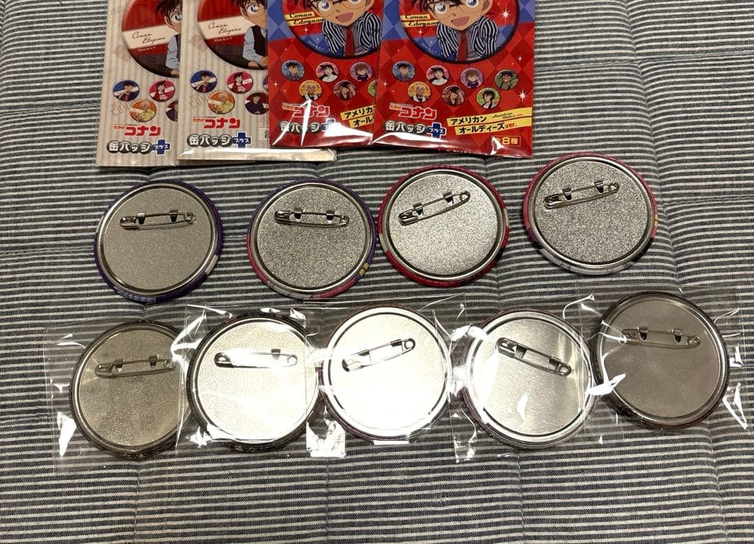 名探偵コナン　毛利蘭　灰原哀　缶バッジ　まとめ