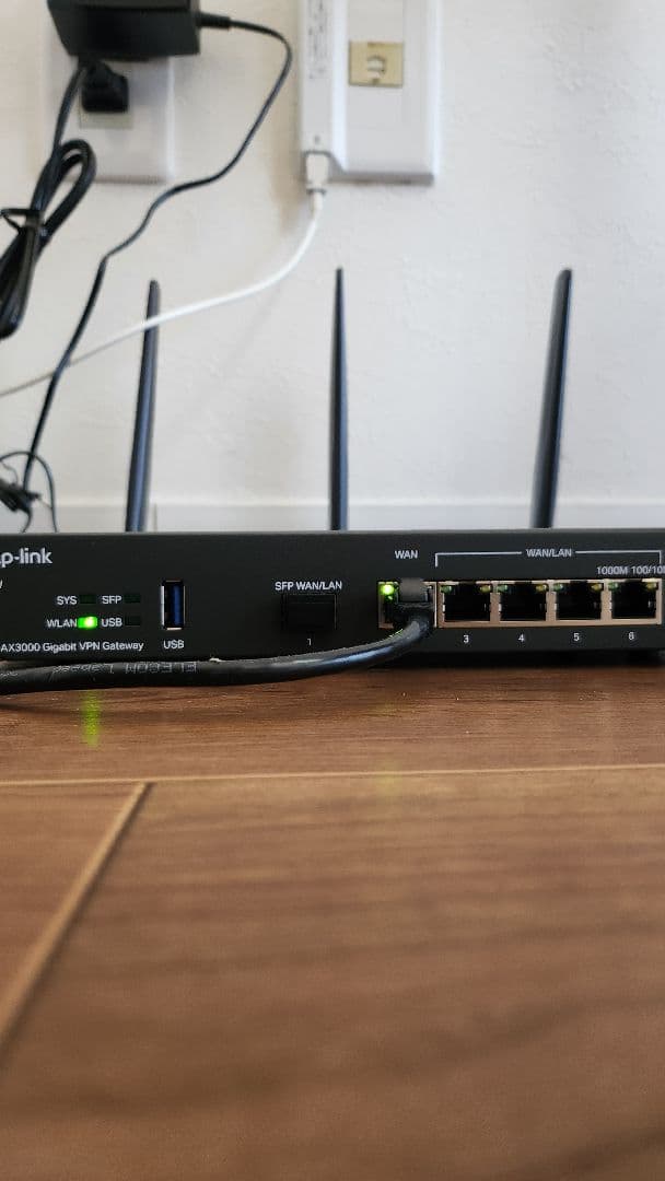 TP-Link Omada AX3000 VPNゲートウェイ