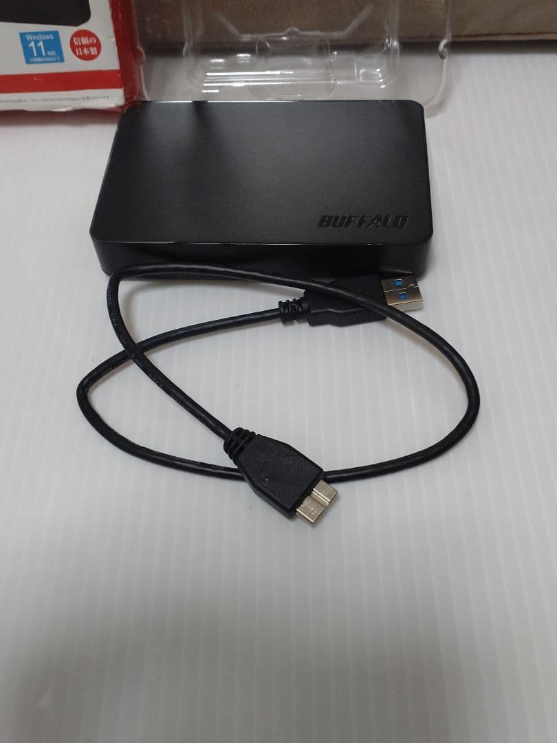 バッファロー ポータブルHDD 5TB HD-PCFS5.0U3-GBA