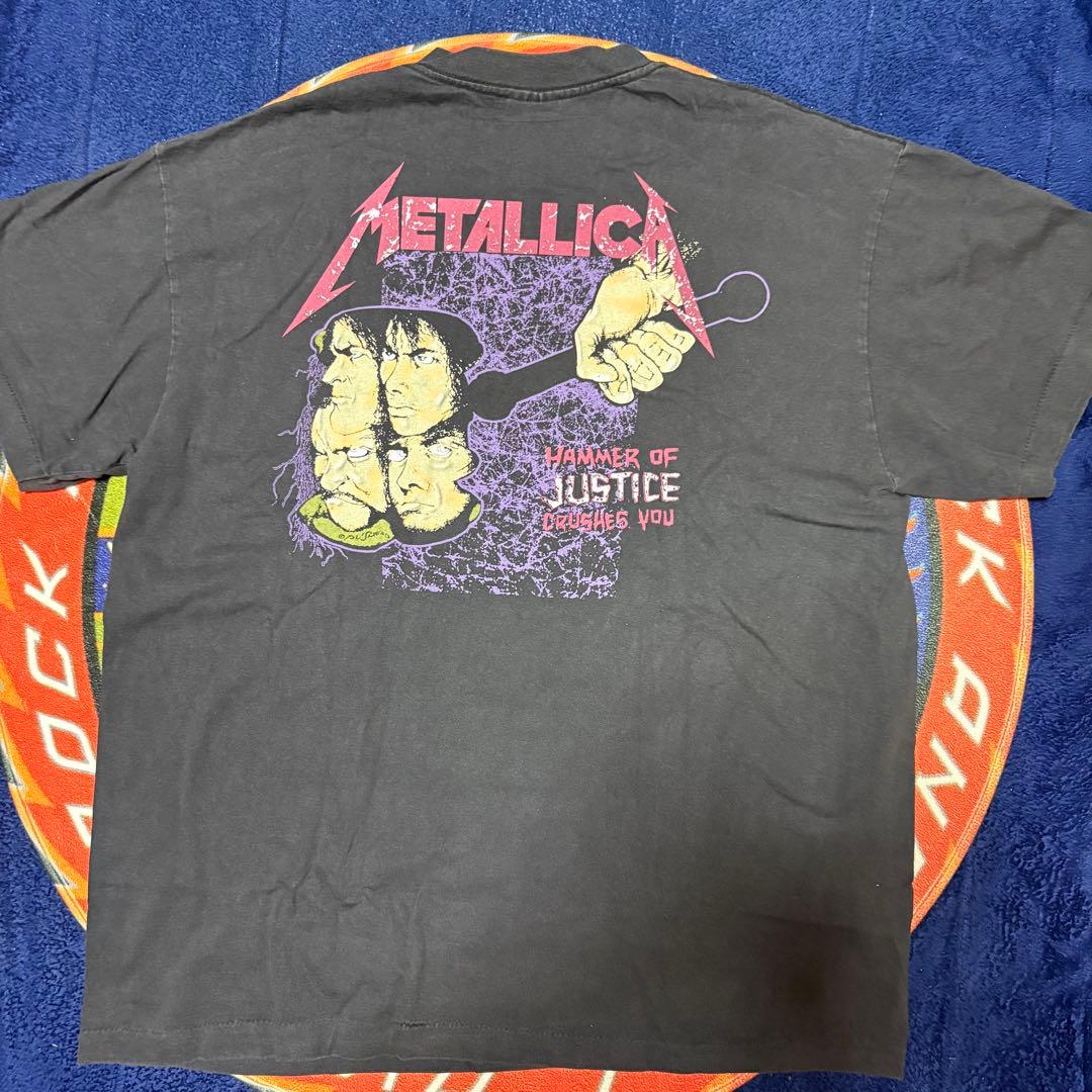LLICA 80'sヴィンテージ Tシャツ メタリカ サイズXLUSA製