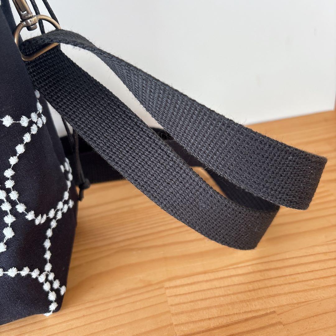 ミナペルホネン タンバリン　巾着ショルダーバッグ　ハンドメイド