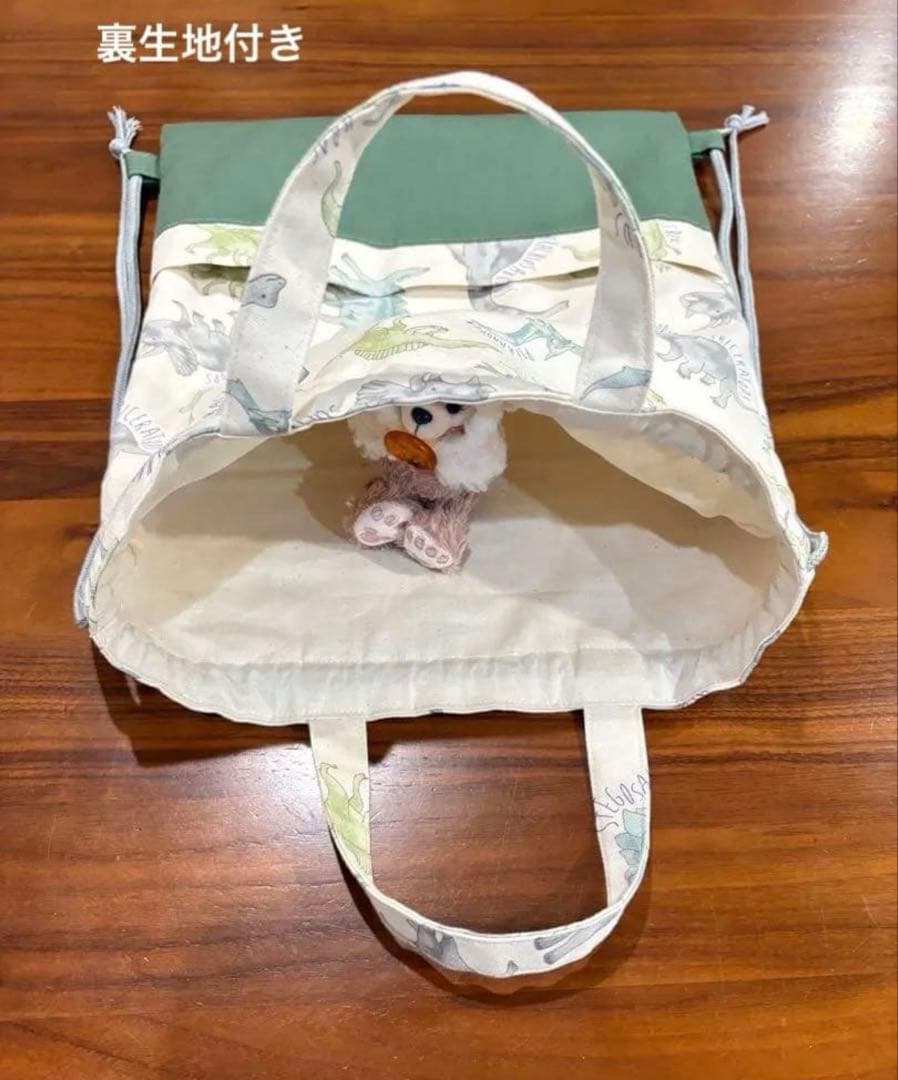 働く車×働く車　ハンドメイド　レッスンバッグ　男の子　入園入学準備　5点セット