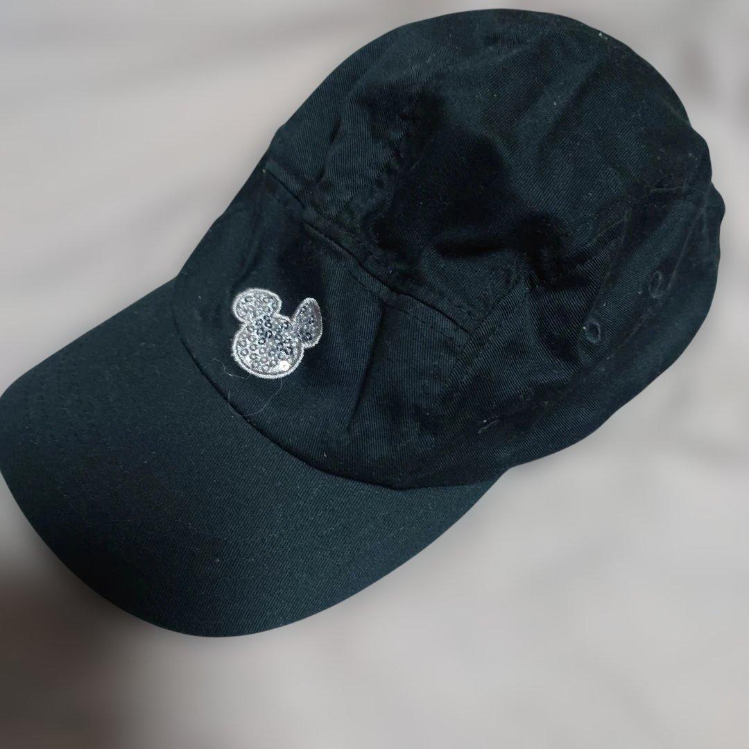 Disney Parks カリフォルニアディズニーランド　キャップ　黒　ブラック