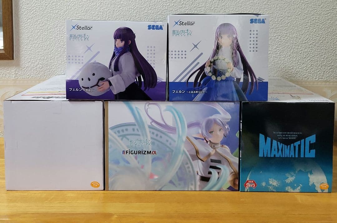 葬送のフリーレンフィギュア5個セットまとめ売り おまけマスコット付き