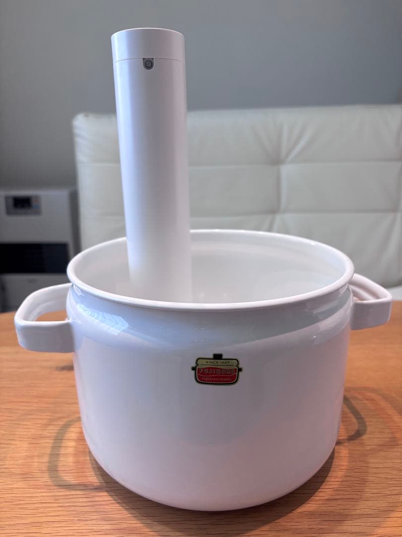 低温調理器BONIQ2.0&ホーロー鍋 (セットで出品)