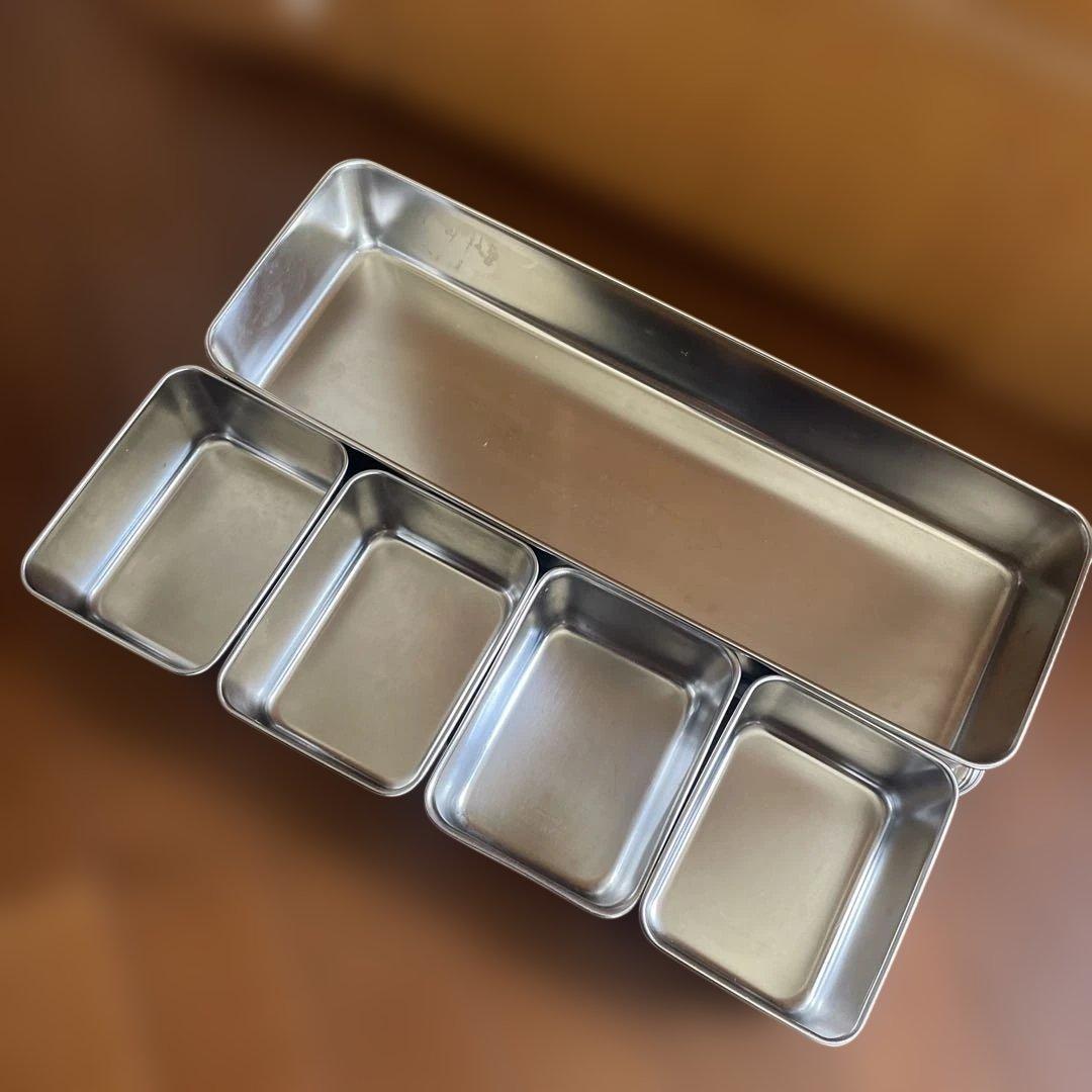 AG 18-8 普及型調味料入バット 4ヶ