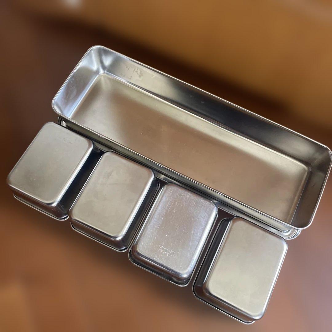 AG 18-8 普及型調味料入バット 4ヶ