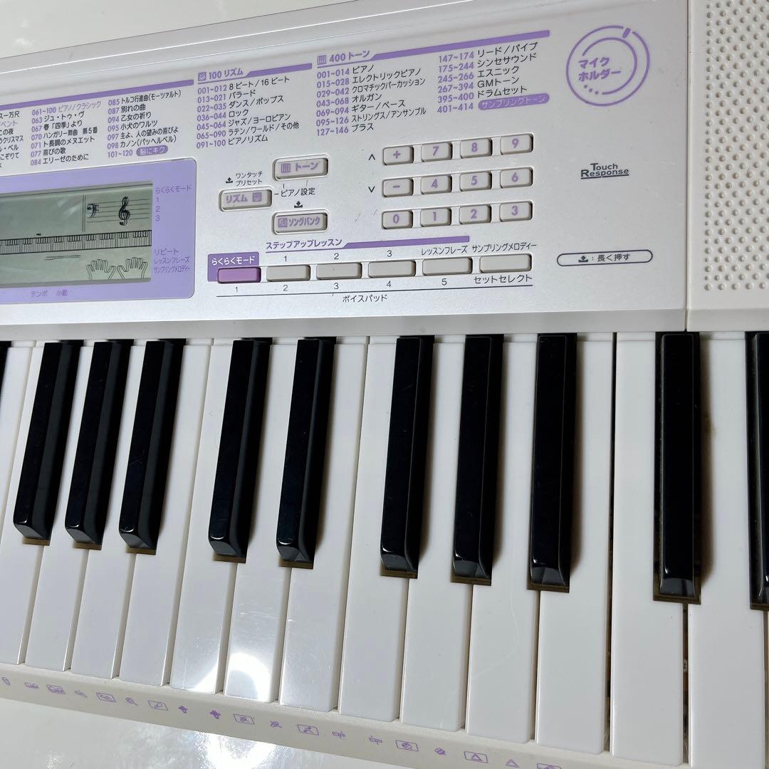 CASIO 光ナビゲーション キーボード 光ナビ 61鍵 鍵盤楽器