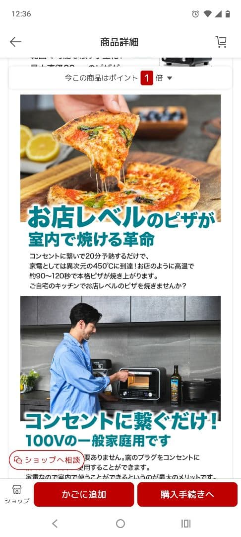 中古　電気式窯焼名人mini 小型家電ピザ窯