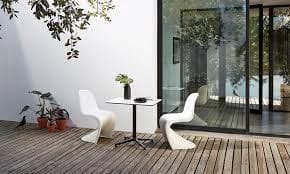 単品 白 モダンチェア パントンチェア リプロダクト 屋外 屋内 積み重ね