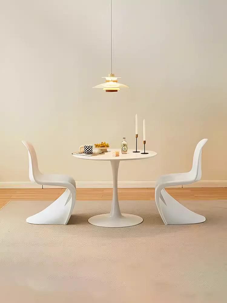 単品 白 モダンチェア パントンチェア リプロダクト 屋外 屋内 積み重ね