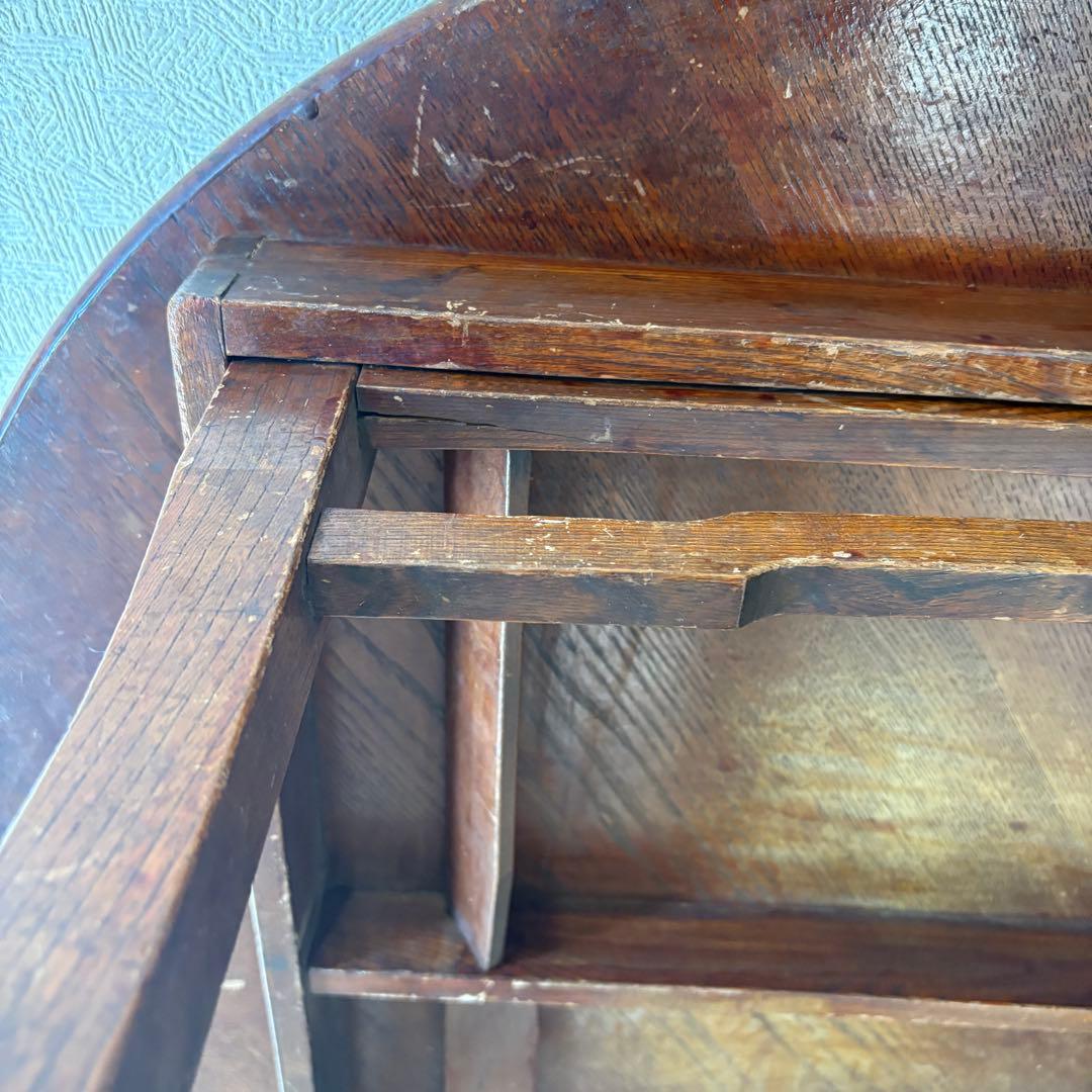 ちゃぶ台　丸型　テーブル　昭和　レトロ　直径約88cm 高さ　約29.5cm