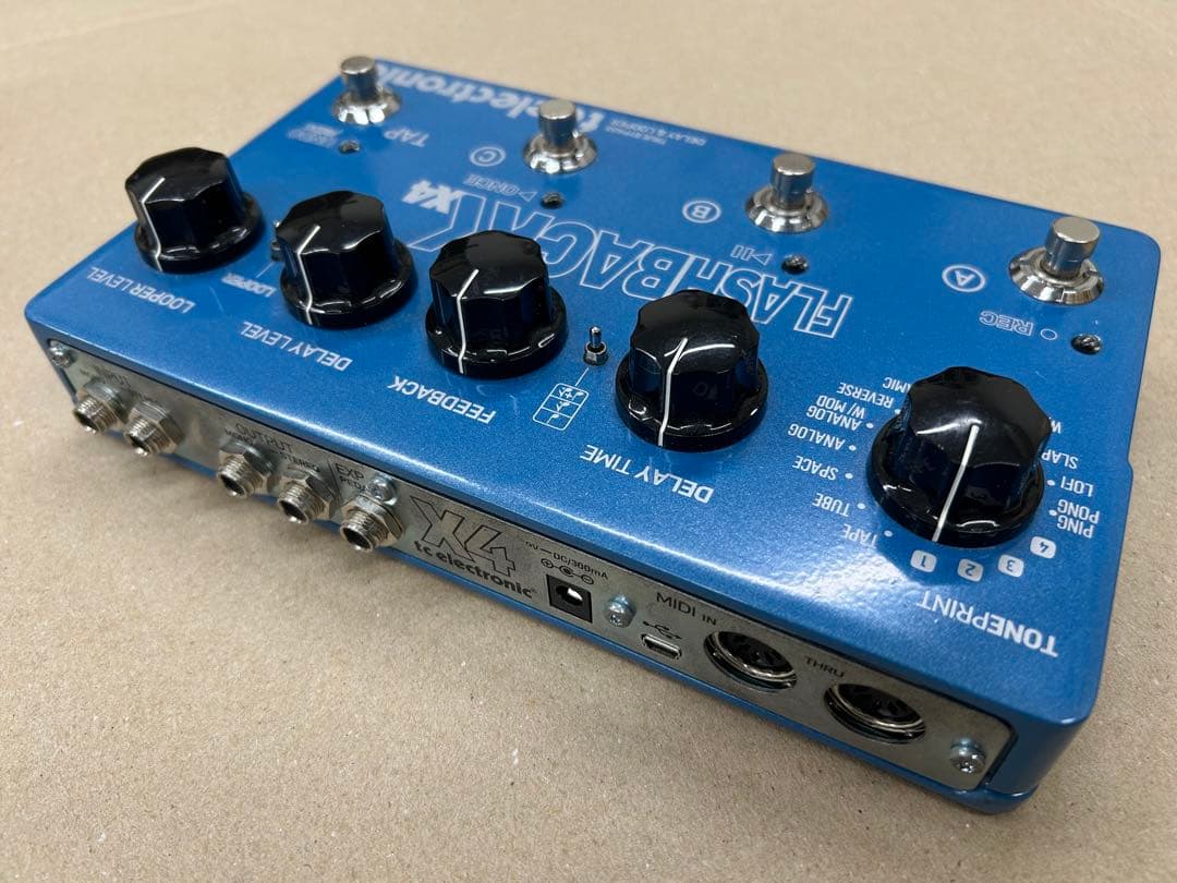 tc electronic【FLASHBACK X4】ディレイ＆ルーパーUSED