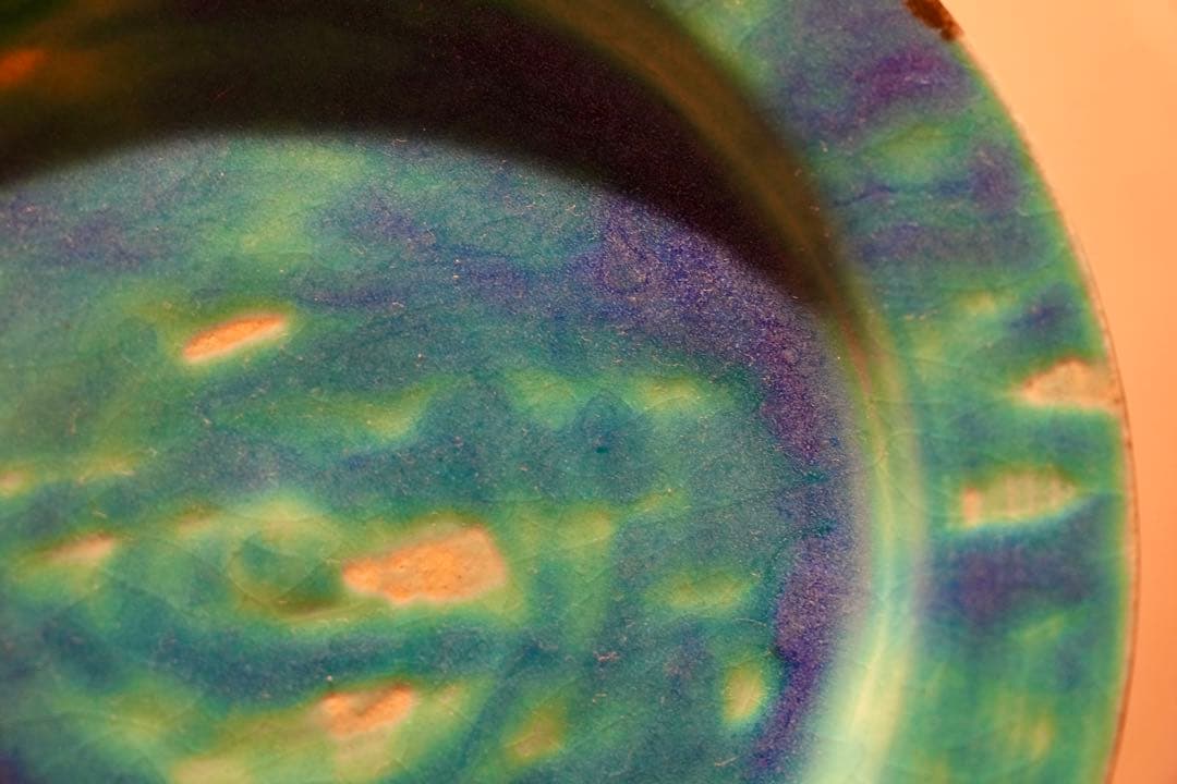 食卓を彩るトルコブルーの器 陶芸一点物。