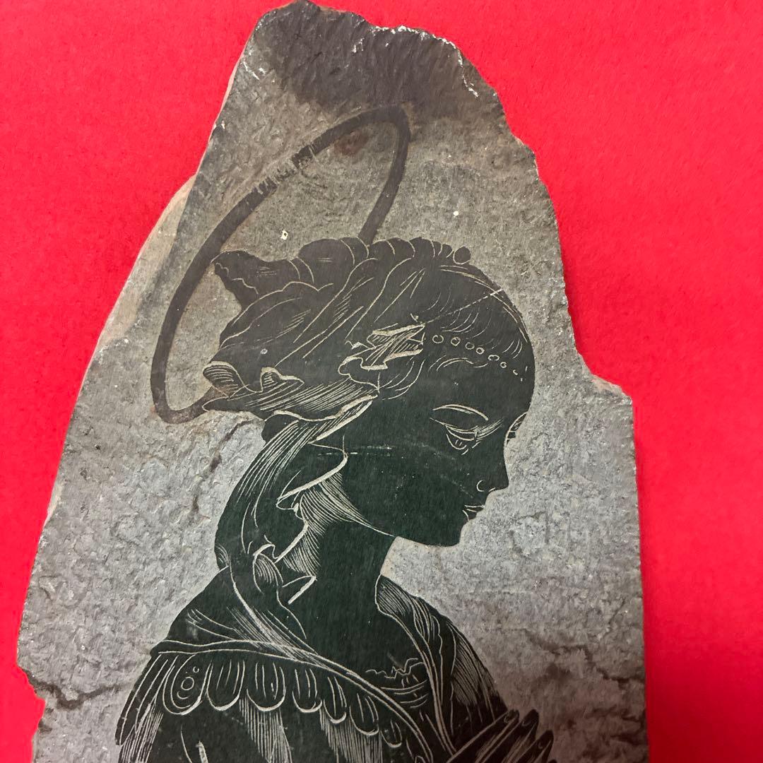イタリアヴィンテージ　キリスト教美術宗教芸術　石材レリーフ天使アンティークアート