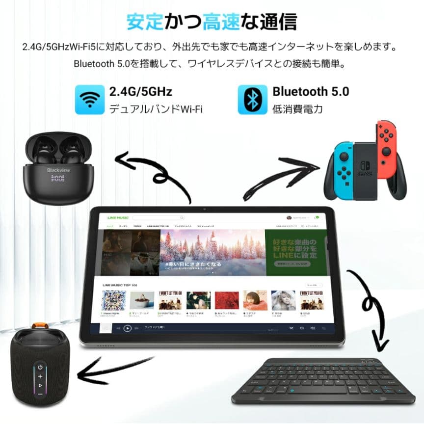Android16 タブレット 11インチ 軽量 大容量バッテリー