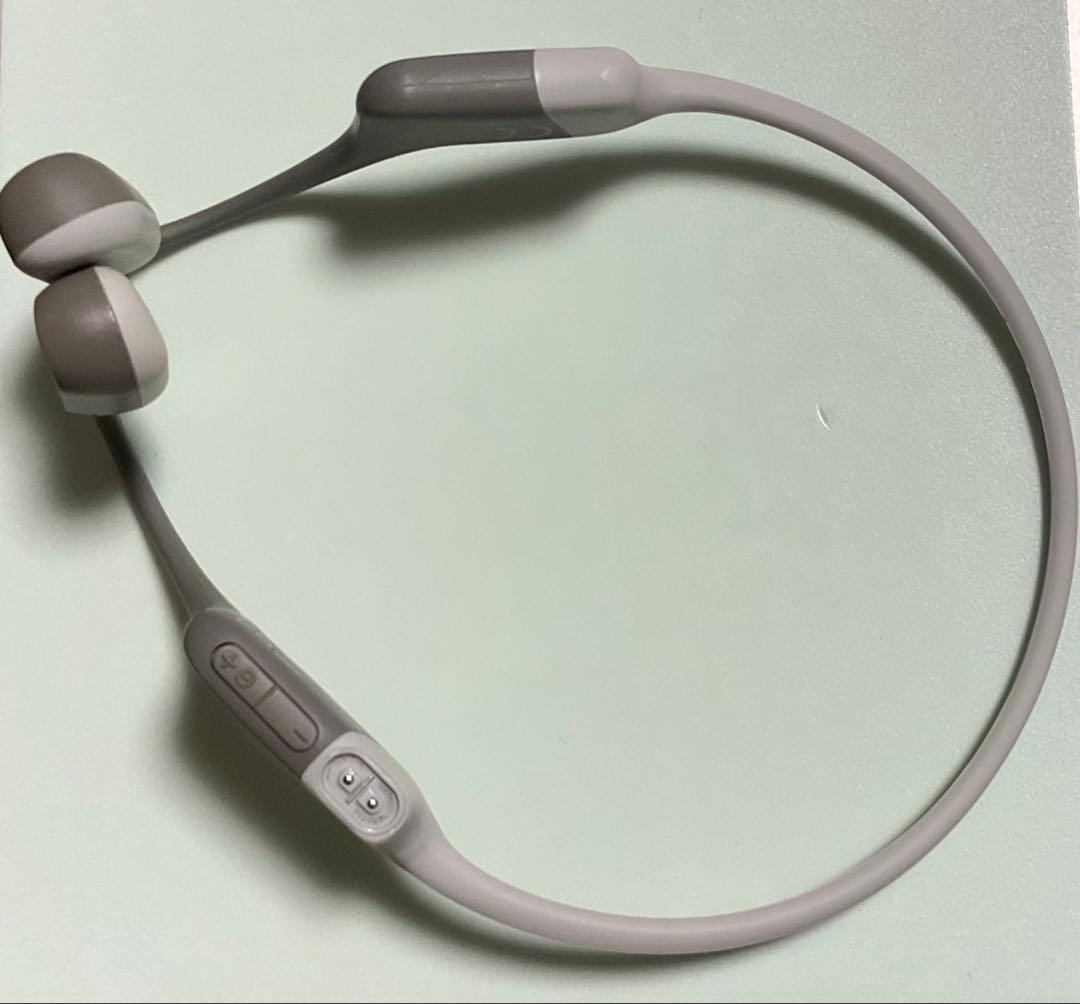 SHOKZ 骨伝導イヤホン グレー 充電ケーブル付き