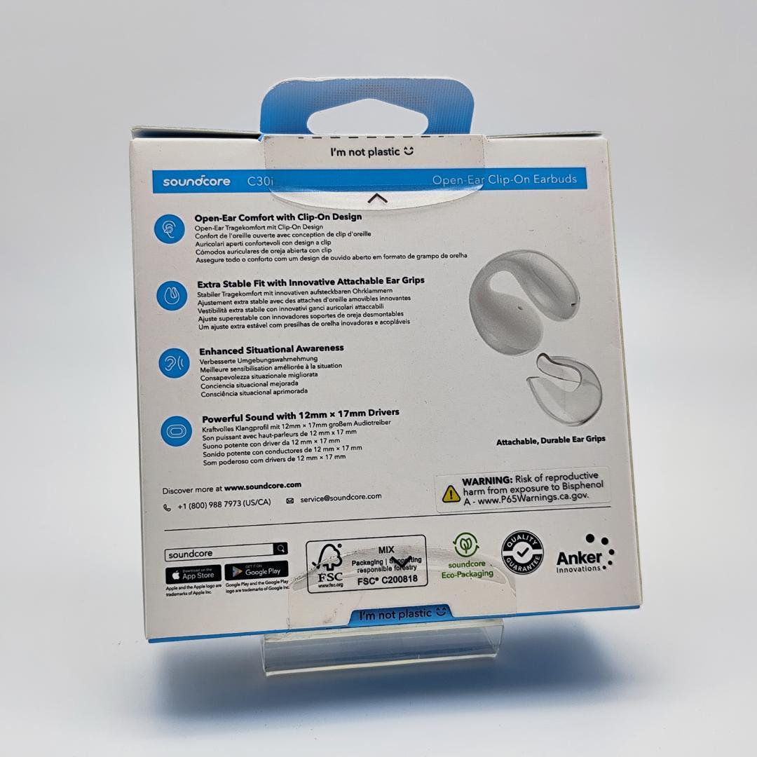 soundcore C30i ワイヤレスイヤホン IPX4防水規格 ホワイト