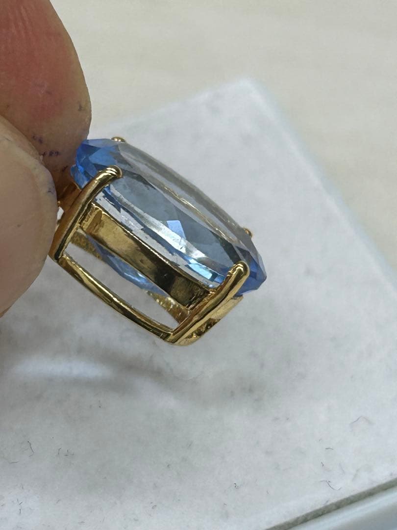 最終価格‼️スイスブルートパーズ　ゴールドメッキ　ペンダント　トップ