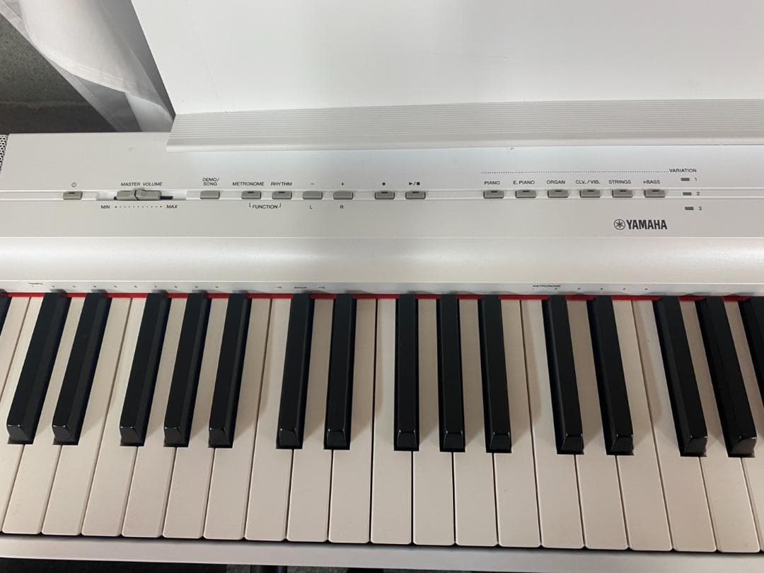 Yamaha 電子ピアノ ホワイト P-125