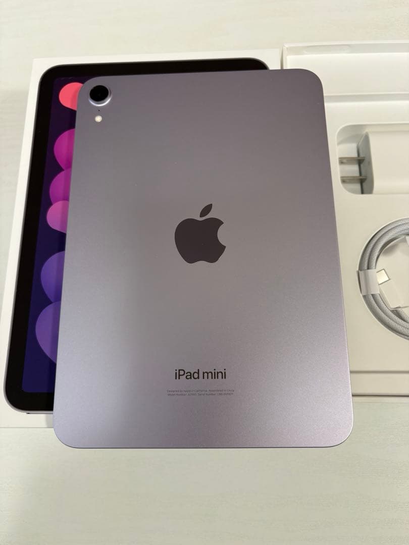 Apple iPad mini(A17 Pro)256GB パープル　ペン付