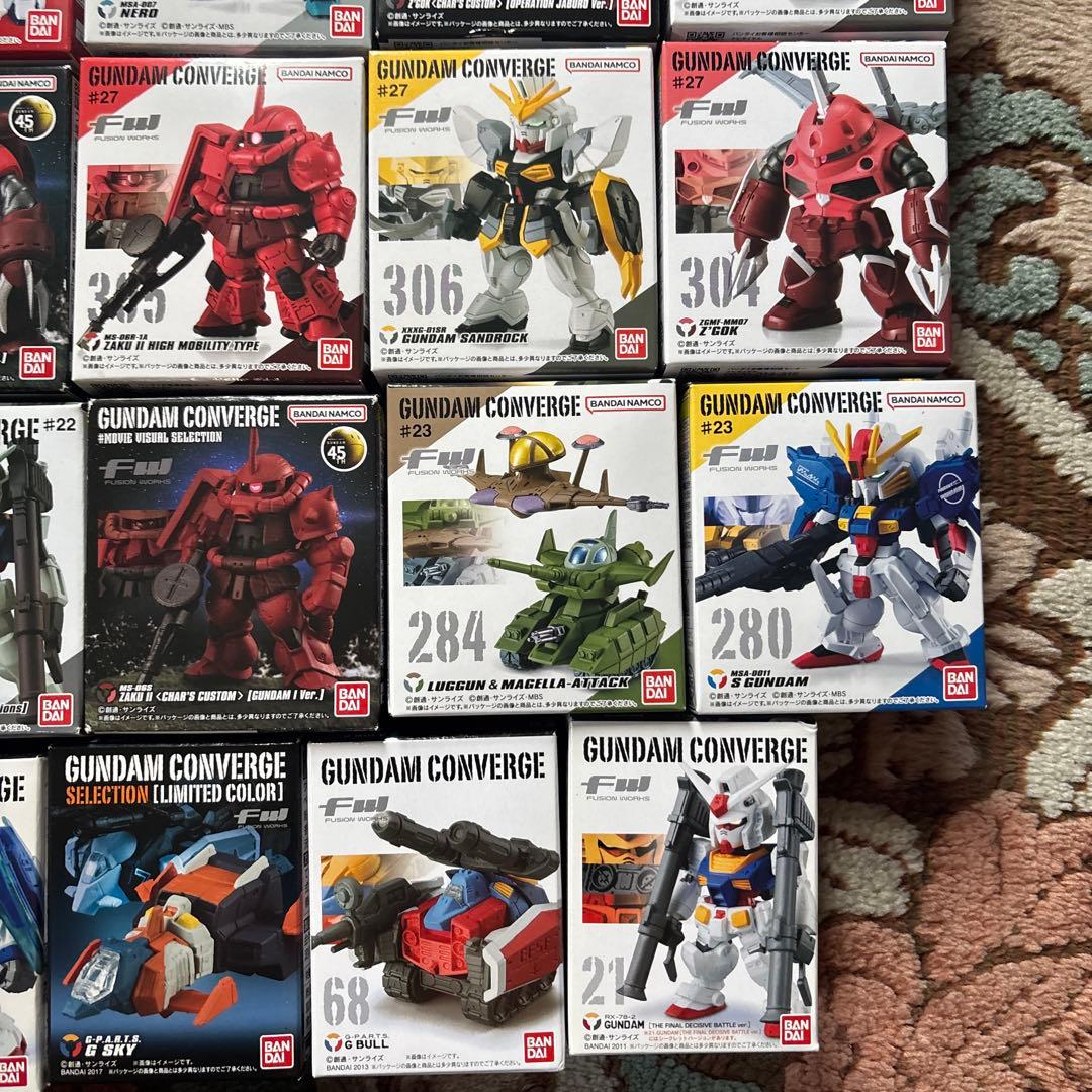 ガンダムコンバージフィギュアまとめ売り