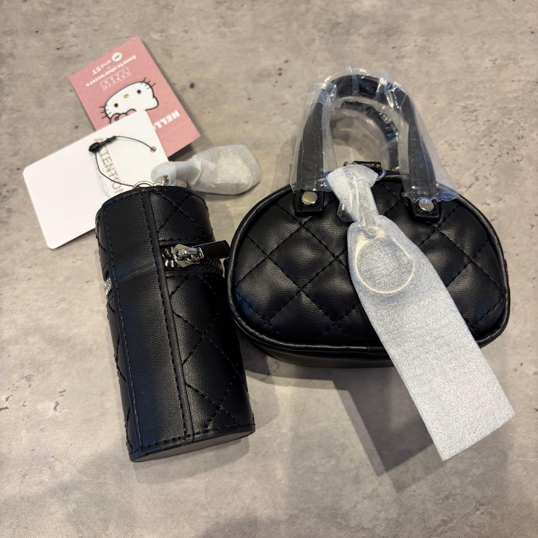 LOWRYSFARM キティ キルティング　 ボストンミニバッググリップ　セット