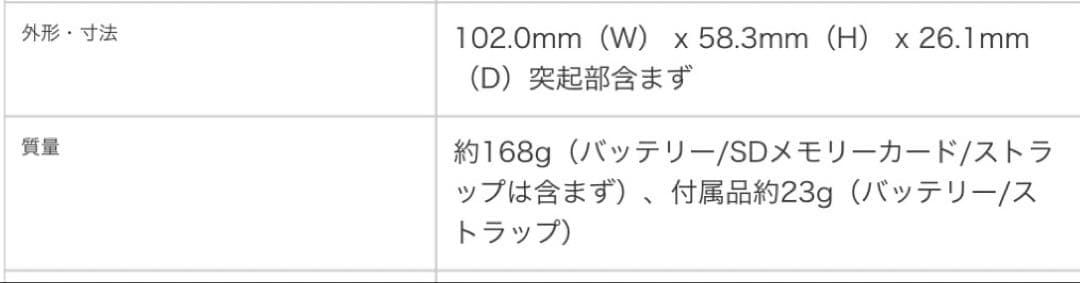 デジタルカメラ　RICOH R10