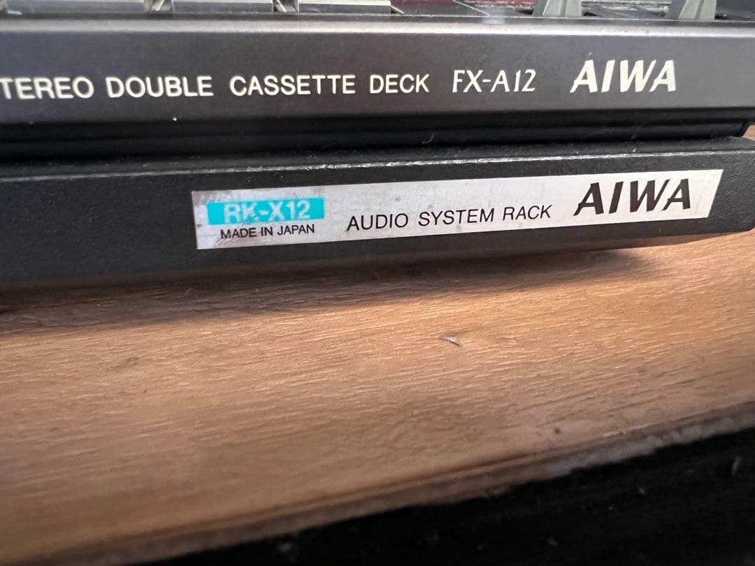 希少AIWAシステムコンポFX-A12 RK-X12アンプ チューナーコンポ