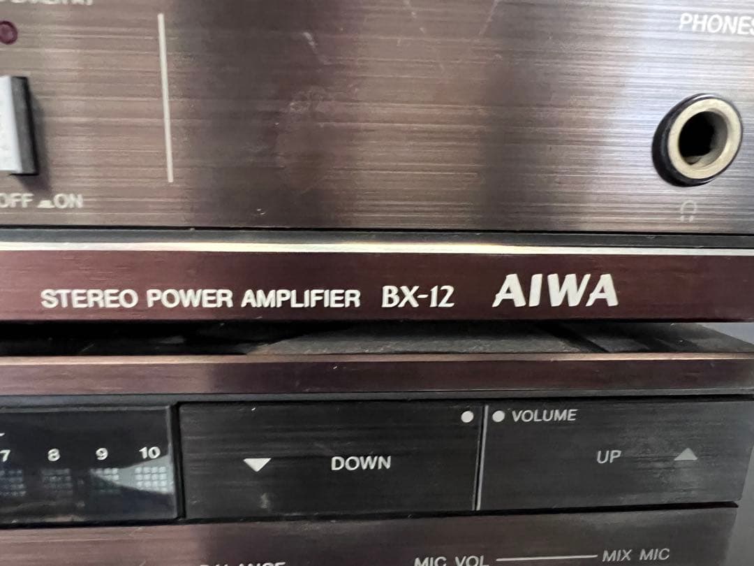 希少AIWAシステムコンポFX-A12 RK-X12アンプ チューナーコンポ