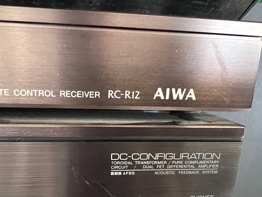 希少AIWAシステムコンポFX-A12 RK-X12アンプ チューナーコンポ