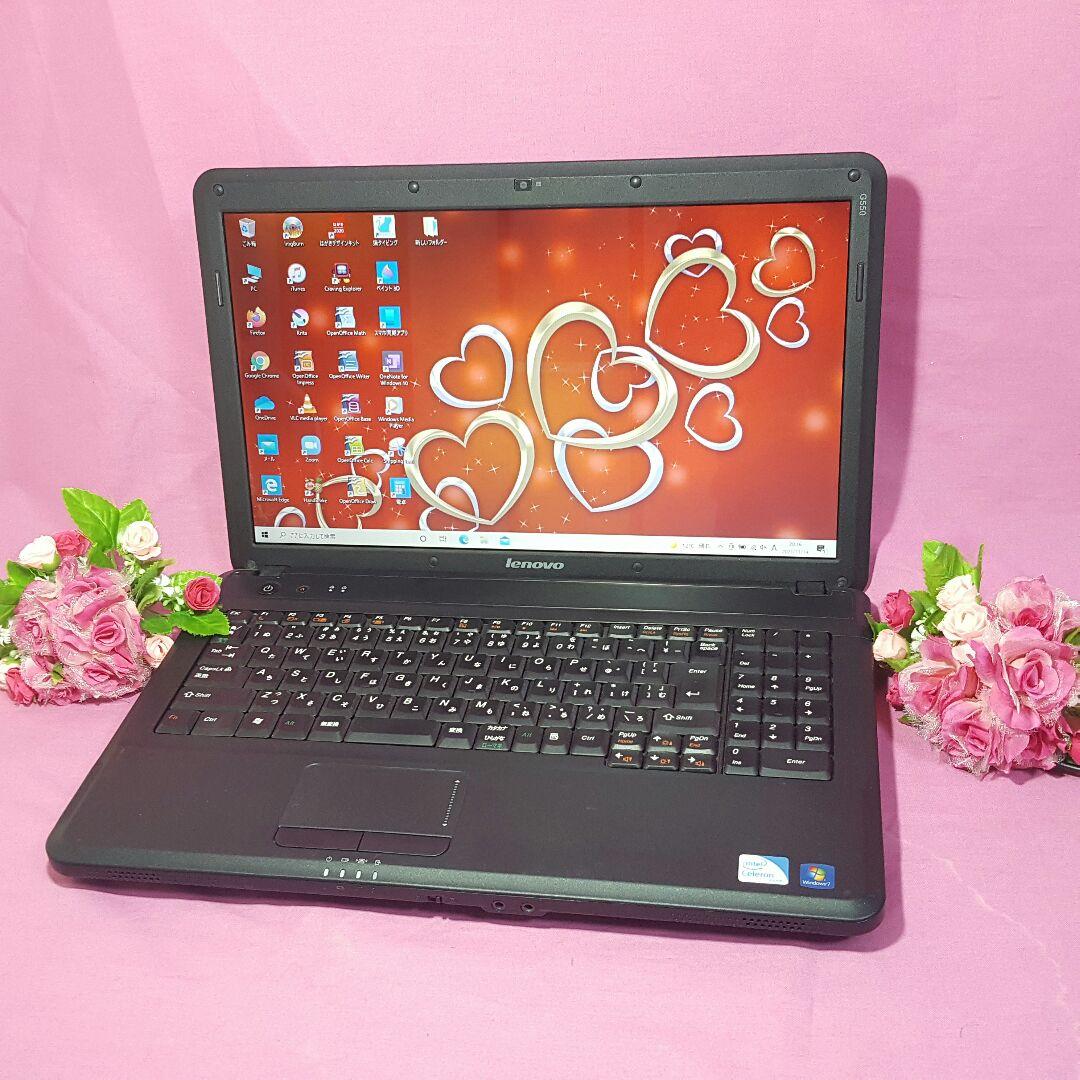 ❥Windows10❥Lenovo❥ブラック❥WEBカメラ❥オフィス❥Wi-Fi
